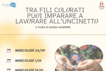 Tra fili colorati puoi imparare a lavorare l&#39;uncinetto
