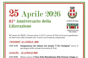 Festa della Liberazione, si inaugura il restauro del murale dedicato a "I Tre Partigiani"